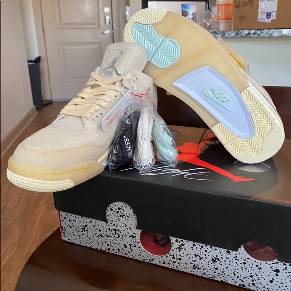 Jordan Shoes - Off-White 4 ‘Sail’